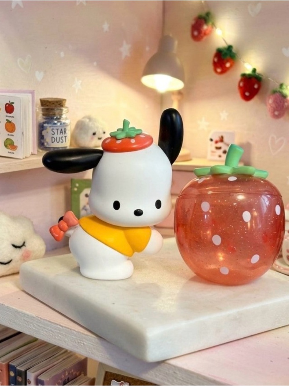 ❤️ Cutest Pochacco Figure Strawberry Farm Miniso Series